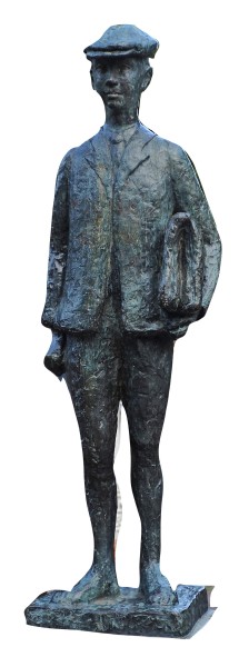 Bronzen beeld van Anton Wachter, het alter ego van Simon Vestdijk in zijn middelbare schooltijd. Het beeld staat in de Voorstraat in Harlingen en is gemaakt door Suze Boschma-Berkhout (1922-1997).
