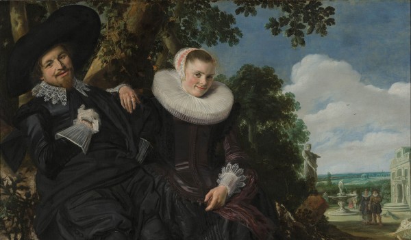 Isaac Massa en Beatrix van der Laan door Frans Hals, 1622