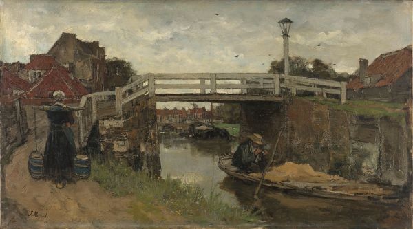 Jacob Maris, De brug, ca.1879